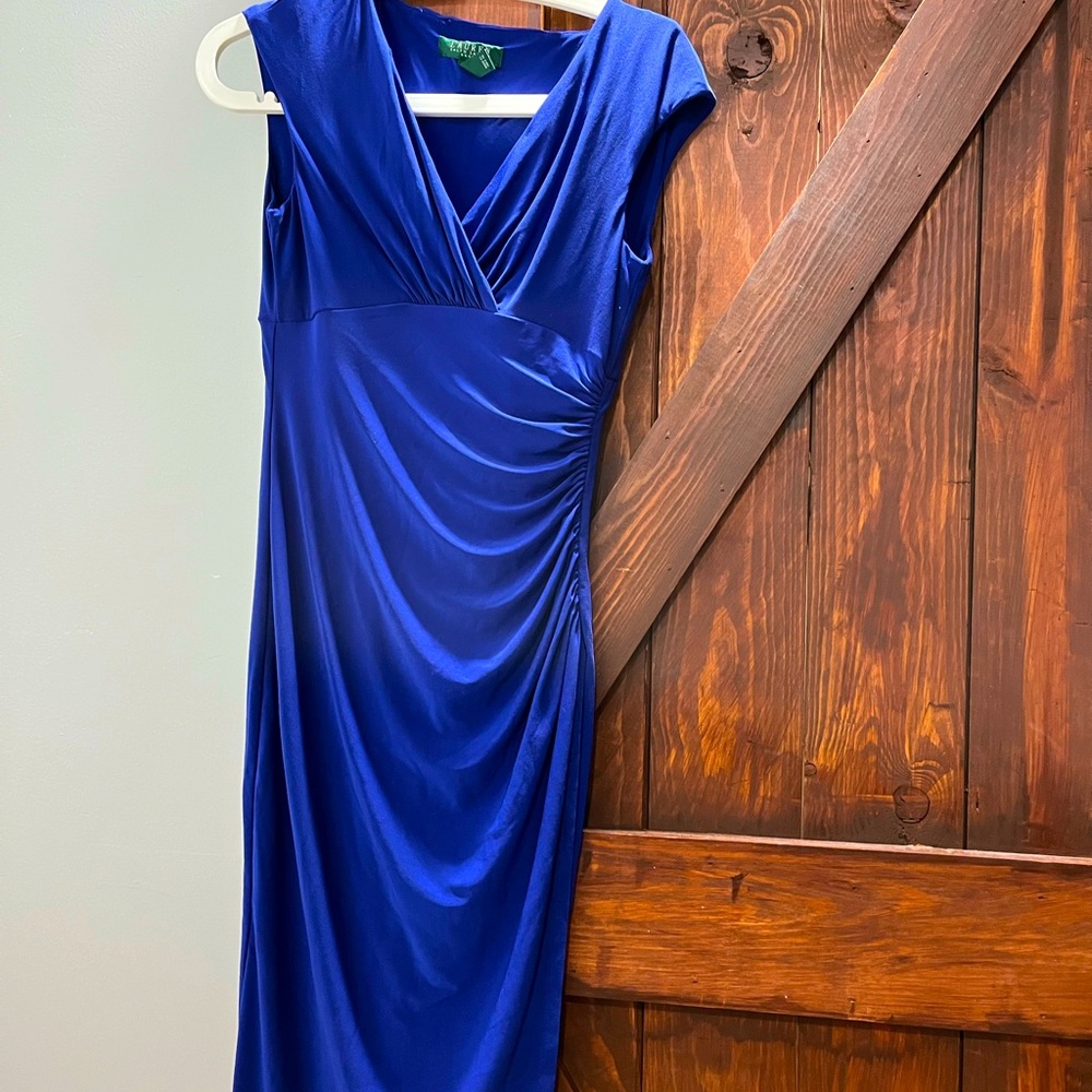 Ralph Lauren classic electric blue dress